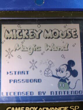 Mickey Mouse Magic Wands Gameboy Authentic Video Game